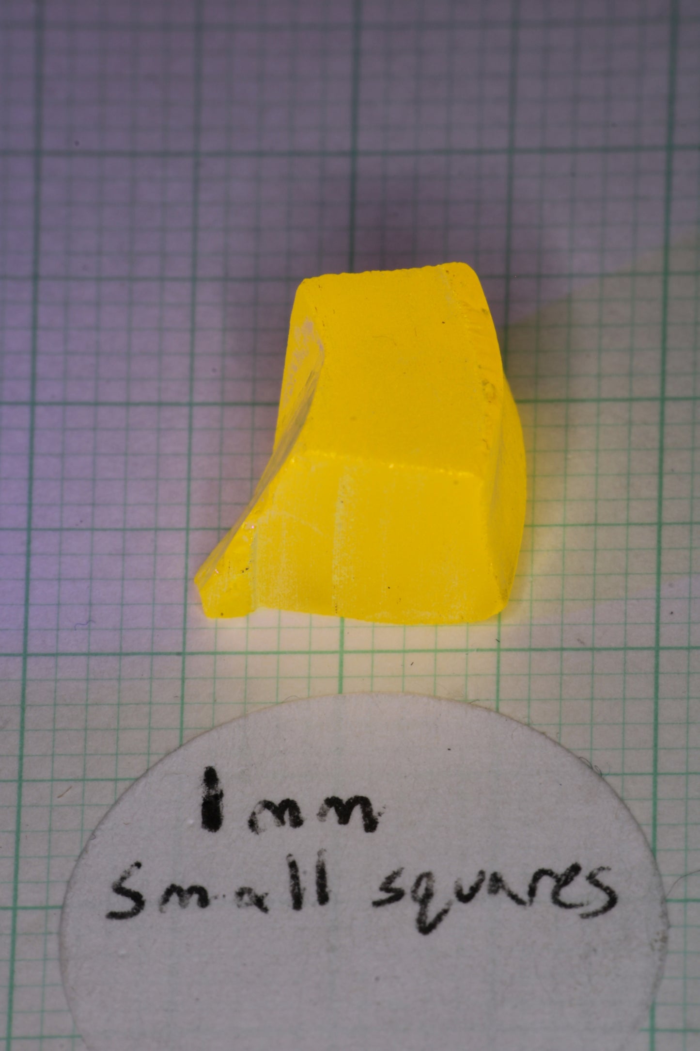 Super Cerium YAG Extra Bright Facet Rough Neon Yellow