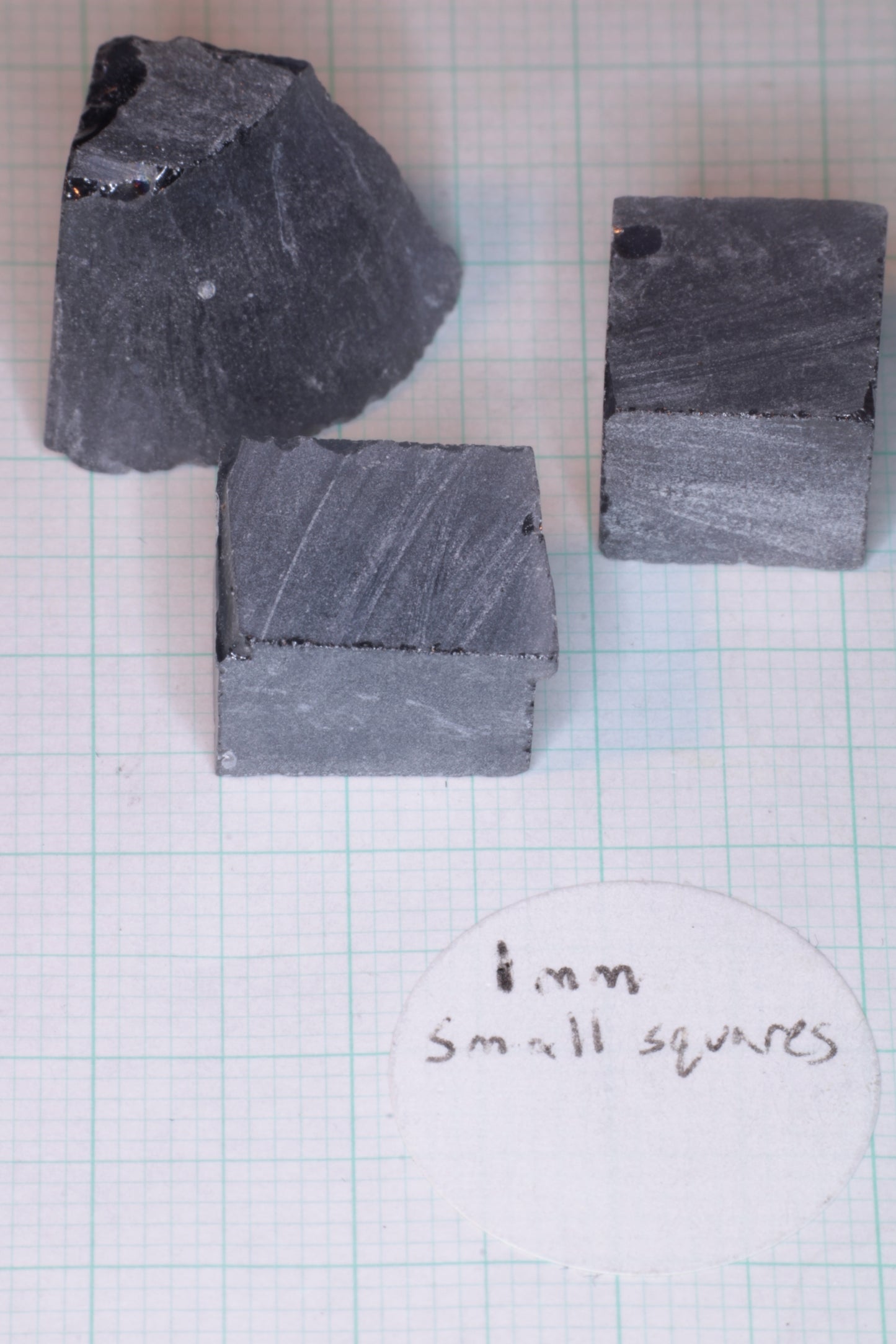 Dusk Gray YAG Facet Rough, Purple and Blue Dusk Laser Garnet