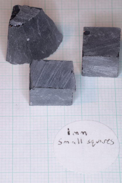 Dusk Gray YAG Facet Rough, Purple and Blue Dusk Laser Garnet