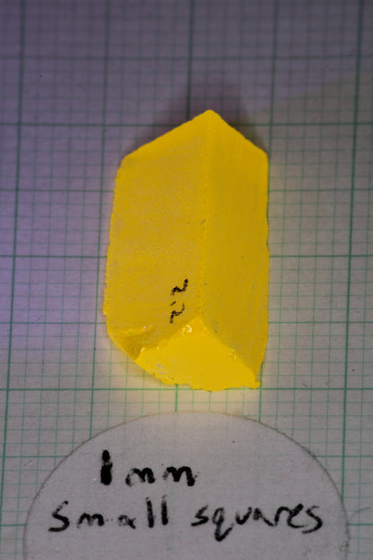 Super Cerium YAG Extra Bright Facet Rough Neon Yellow