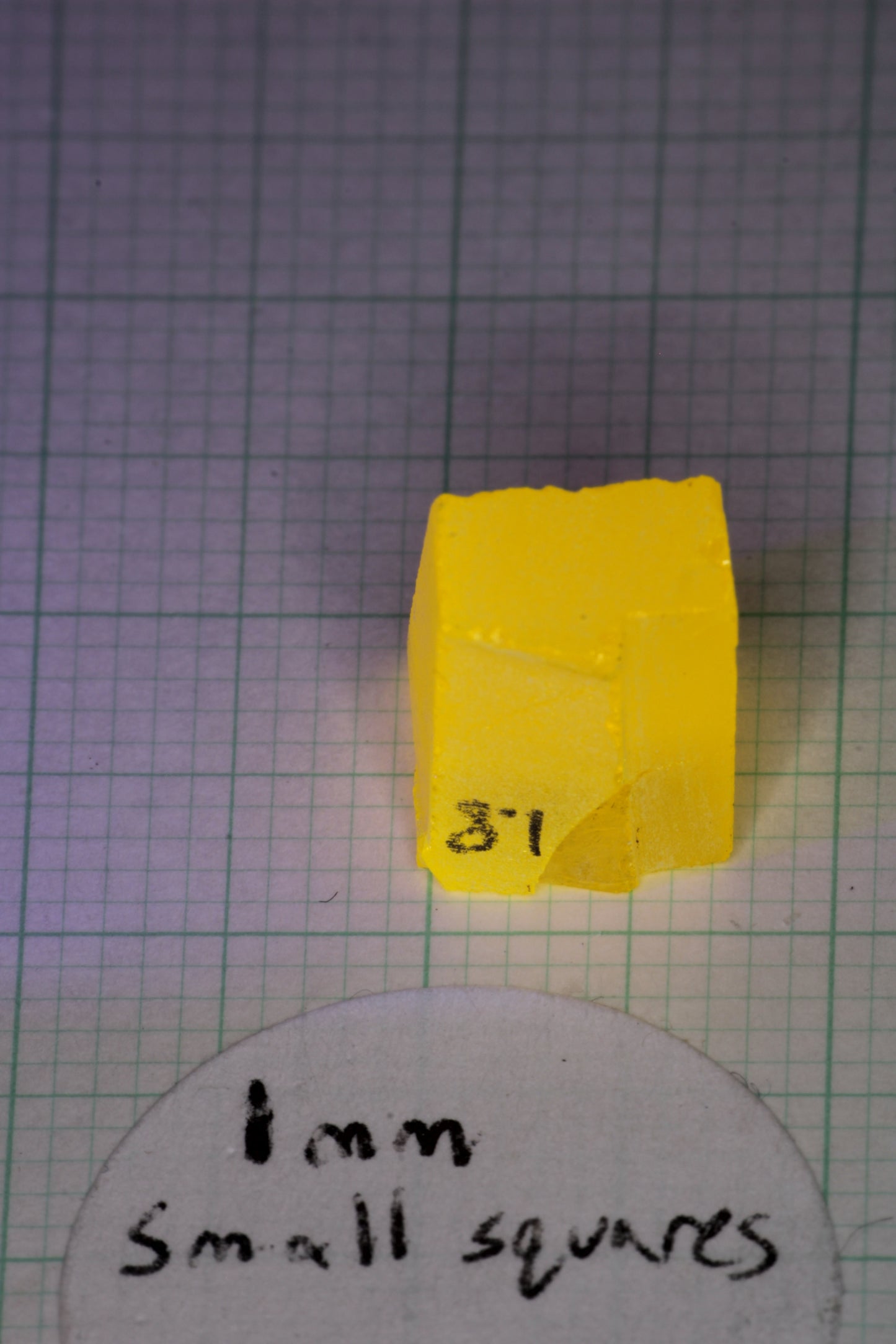 Super Cerium YAG Extra Bright Facet Rough Neon Yellow