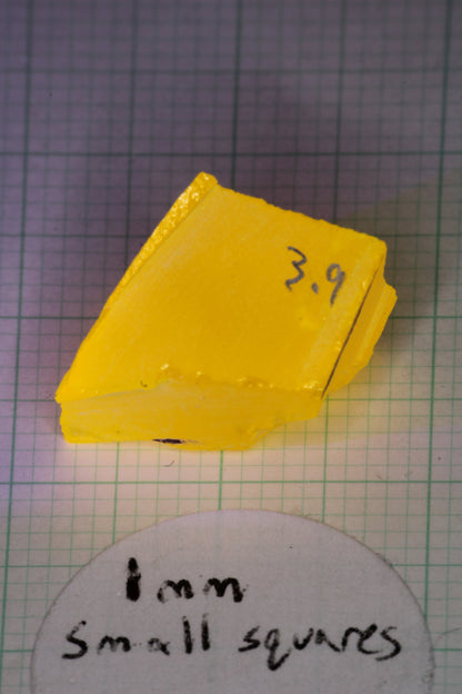 Super Cerium YAG Extra Bright Facet Rough Neon Yellow