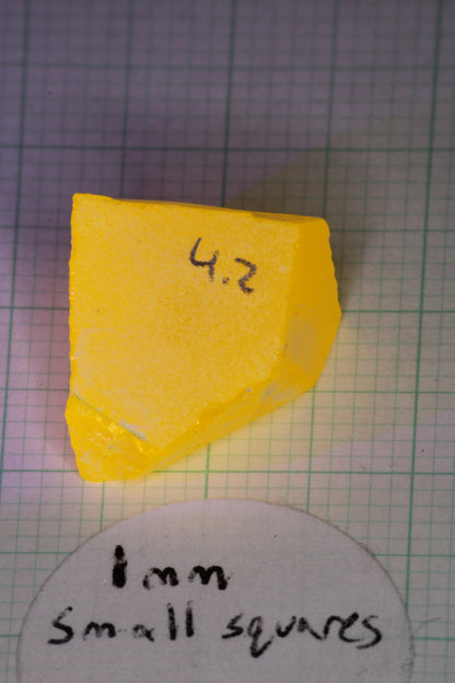 Super Cerium YAG Extra Bright Facet Rough Neon Yellow