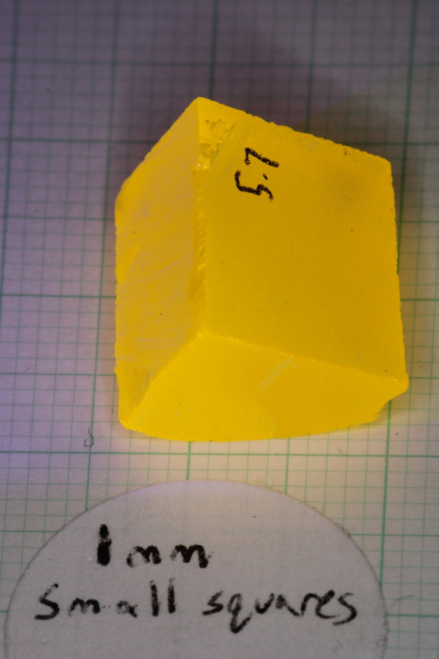 Super Cerium YAG Extra Bright Facet Rough Neon Yellow