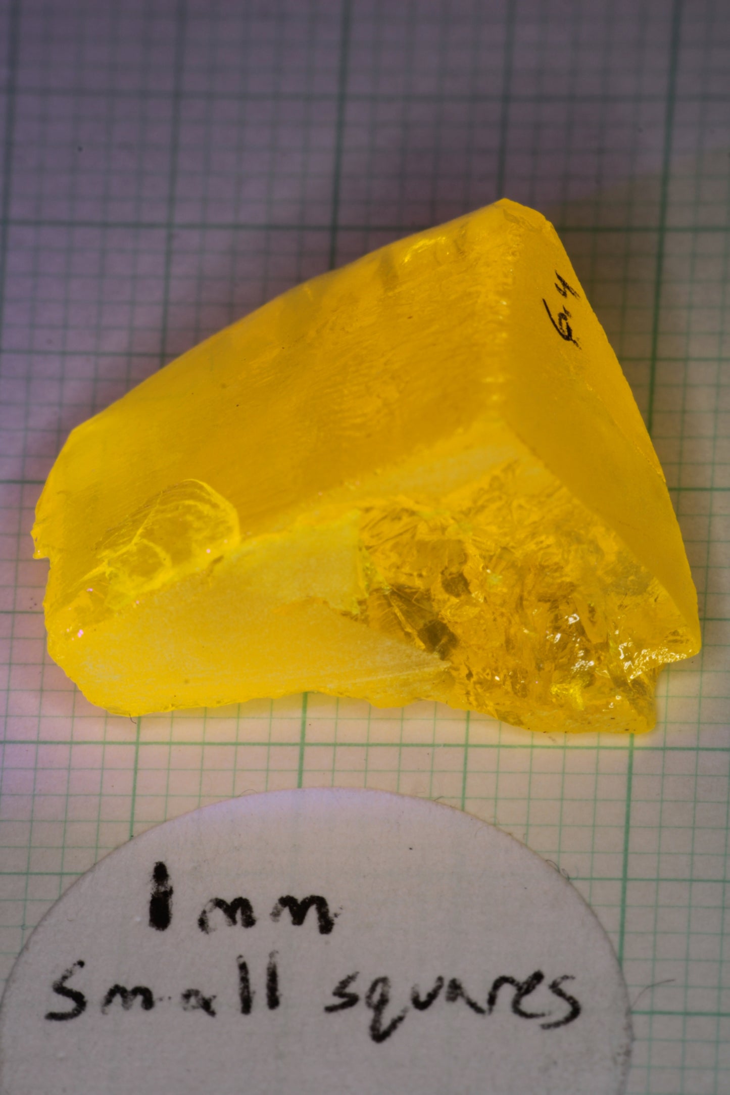 Super Cerium YAG Extra Bright Facet Rough Neon Yellow