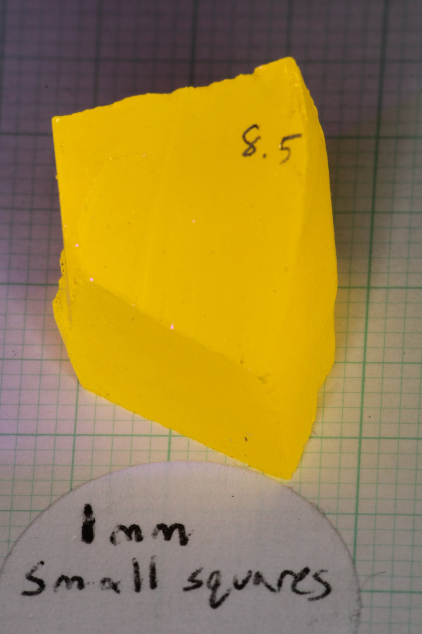 Super Cerium YAG Extra Bright Facet Rough Neon Yellow