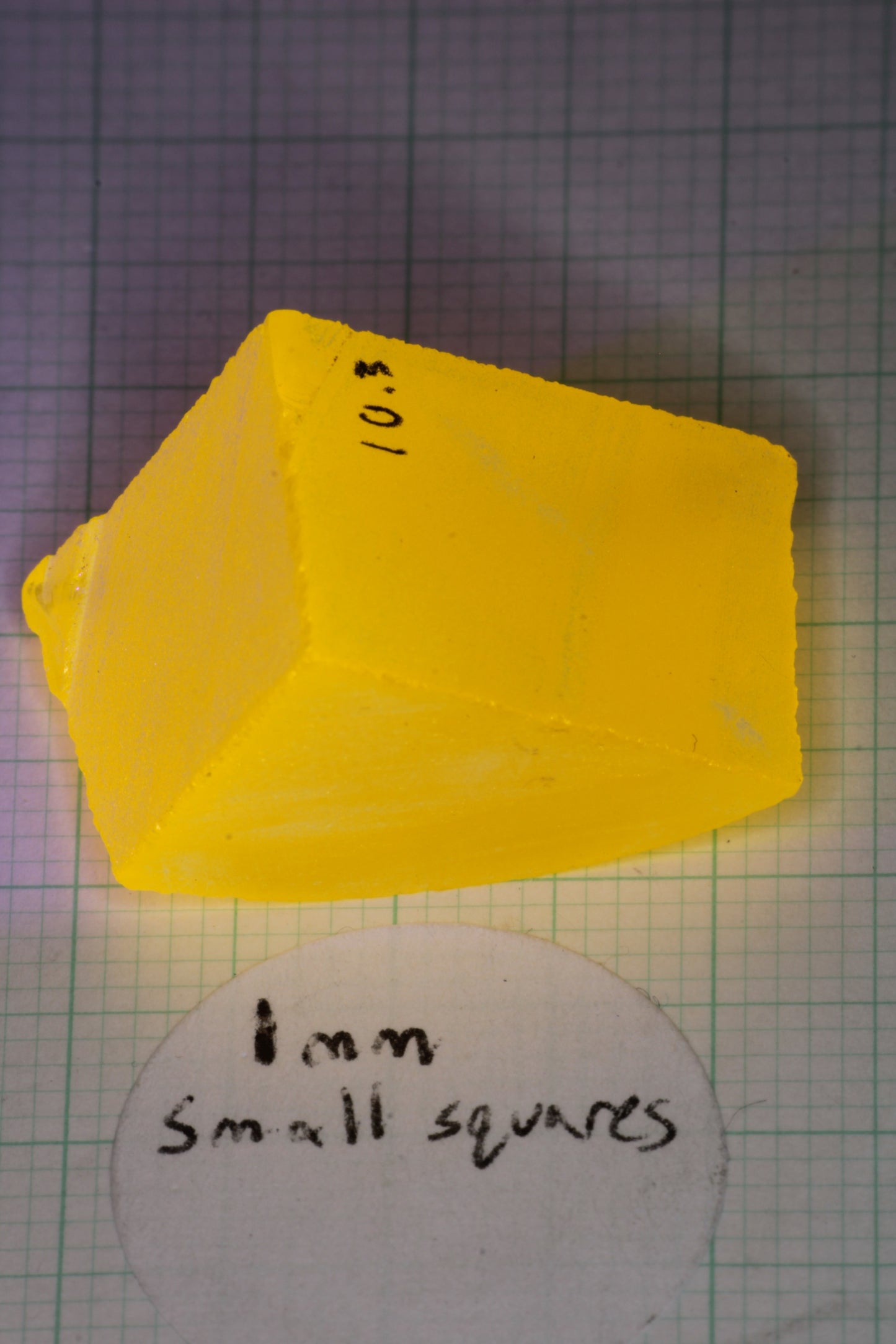 Super Cerium YAG Extra Bright Facet Rough Neon Yellow