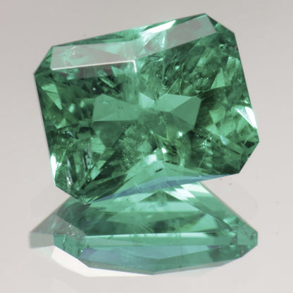 Lab Beryl Faceted Stones, Lab Morganite Aquamarine Red Beryl and Emerald