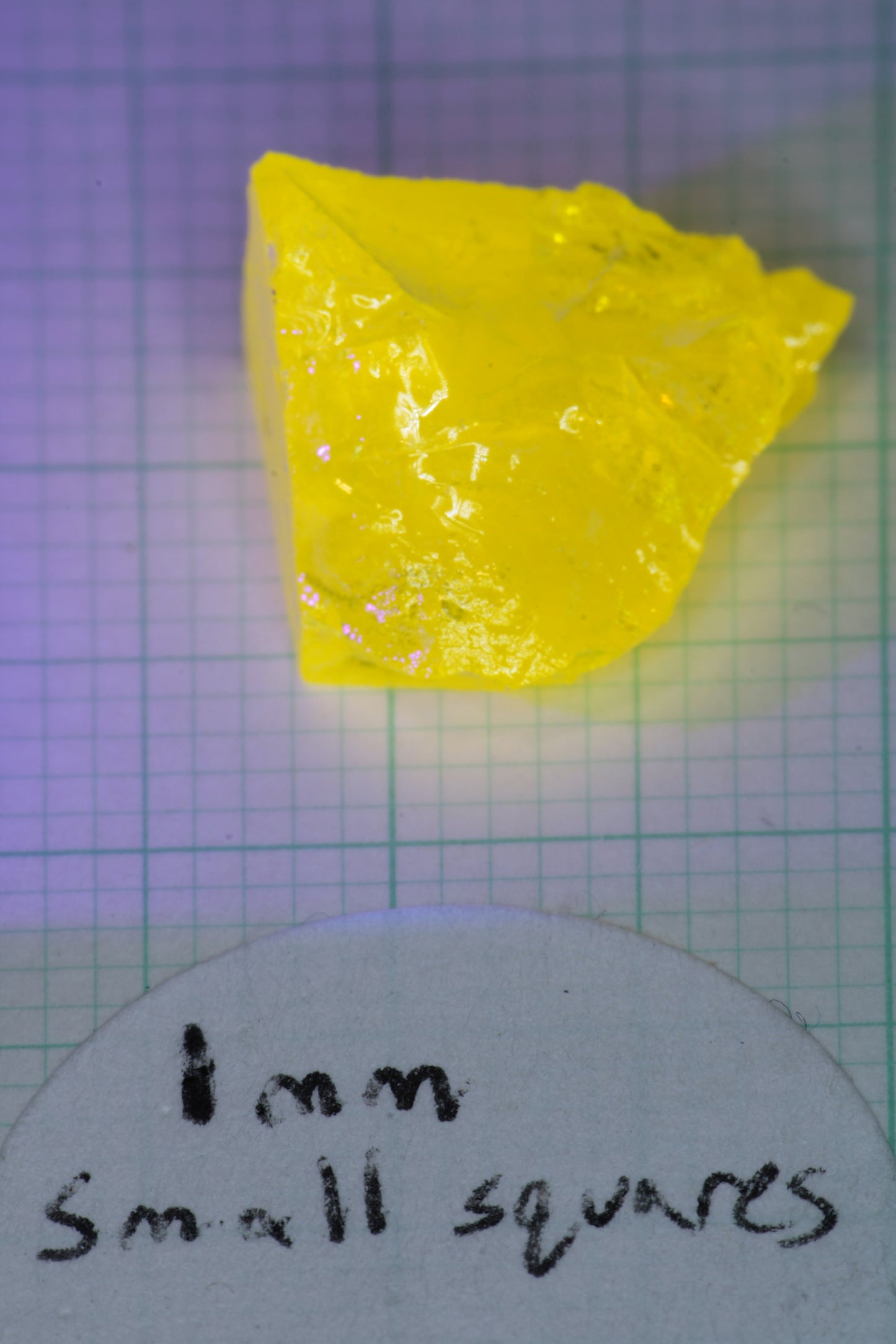 Super Cerium YAG Extra Bright Facet Rough Neon Yellow