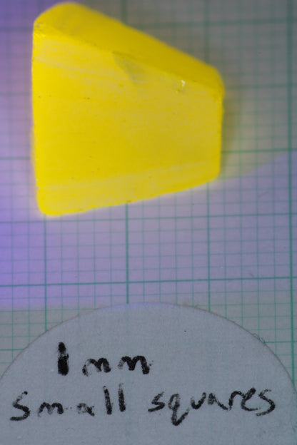 Super Cerium YAG Extra Bright Facet Rough Neon Yellow