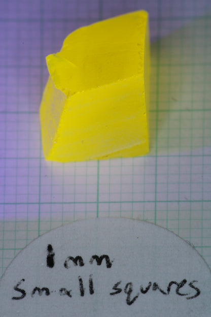 Super Cerium YAG Extra Bright Facet Rough Neon Yellow