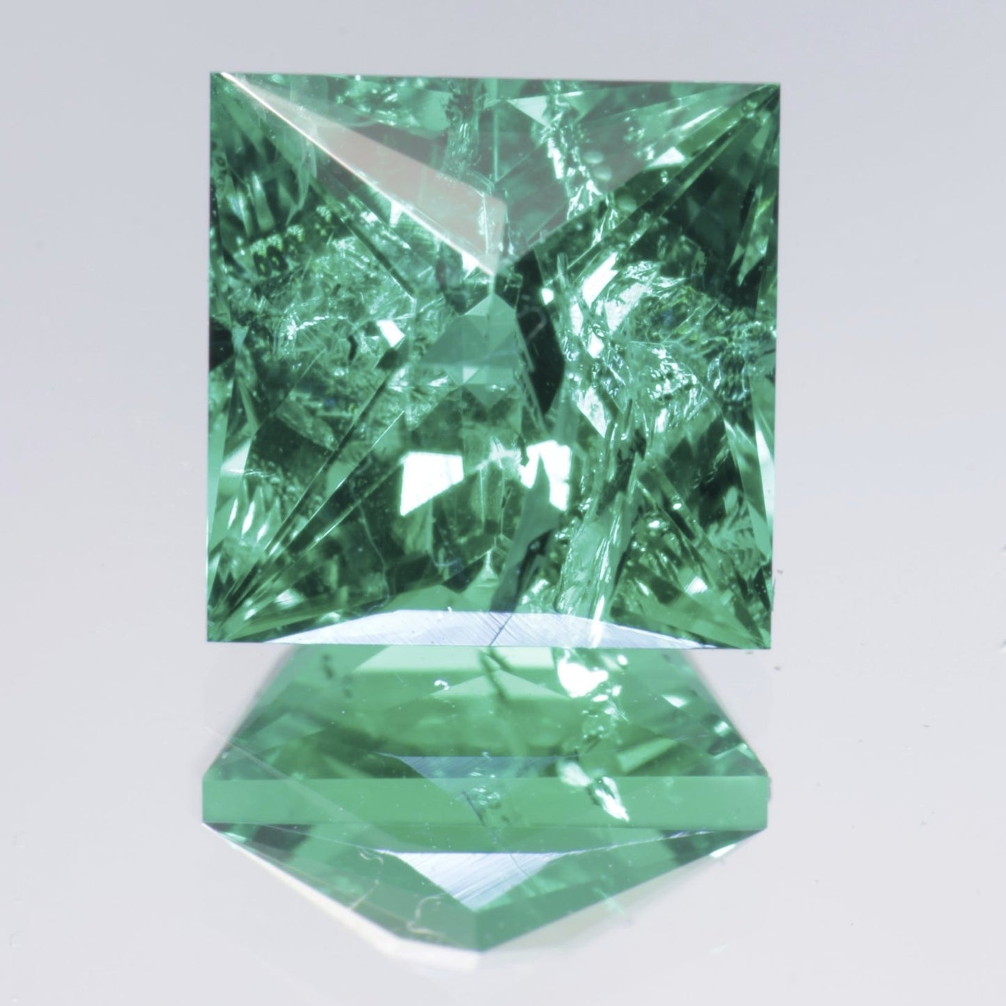 Lab Beryl Faceted Stones, Lab Morganite Aquamarine Red Beryl and Emerald