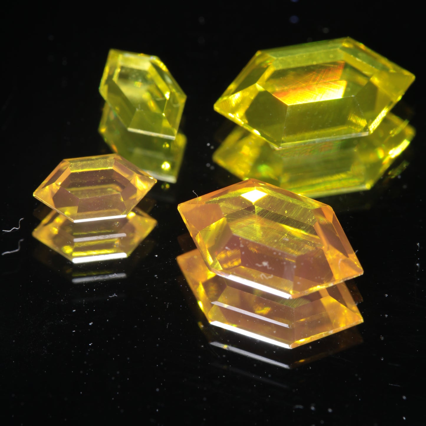 RetroHex™ Cut Gems, Laser Garnet and More