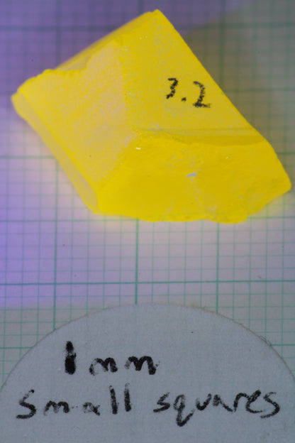 Super Cerium YAG Extra Bright Facet Rough Neon Yellow