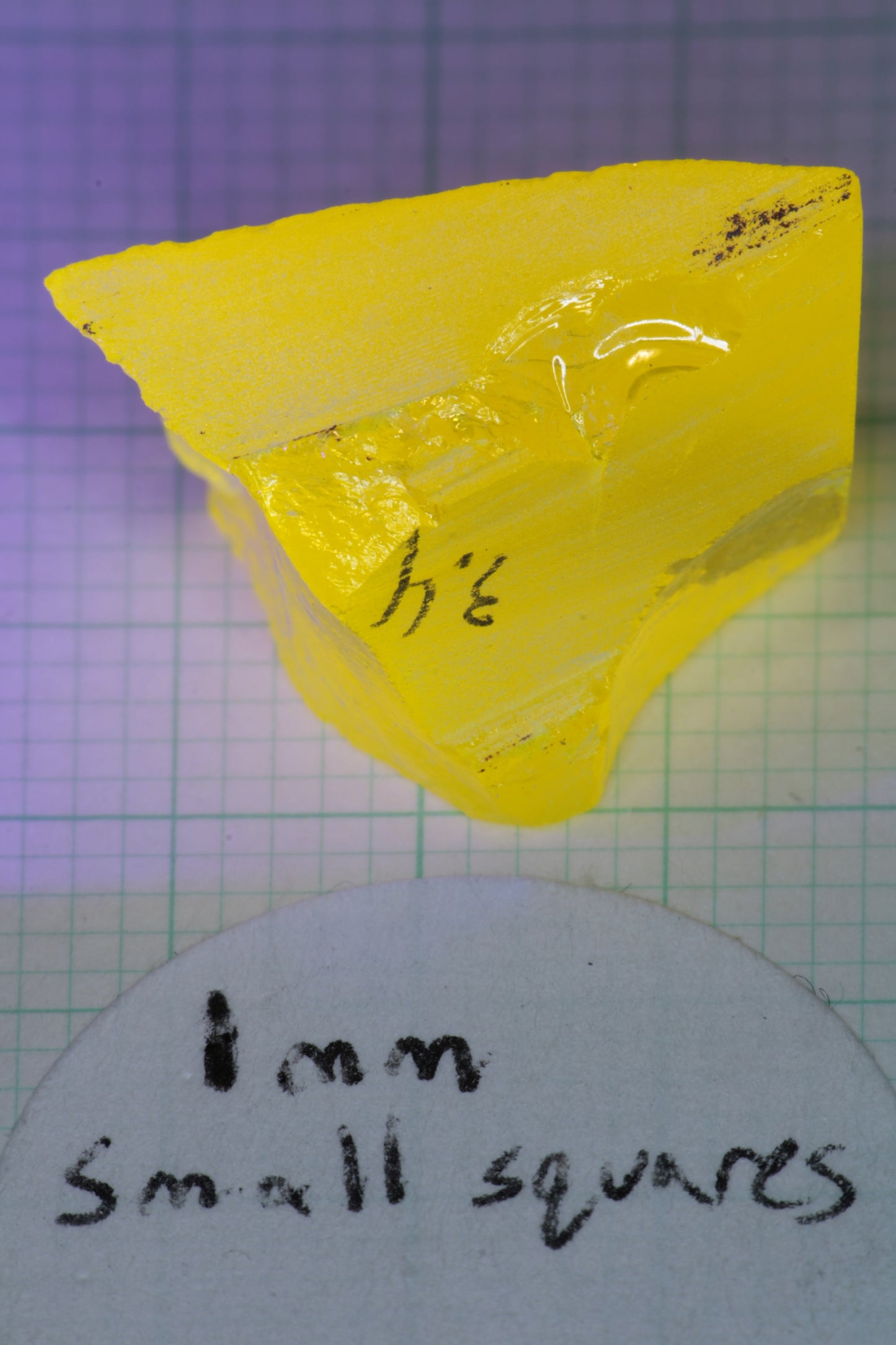 Super Cerium YAG Extra Bright Facet Rough Neon Yellow