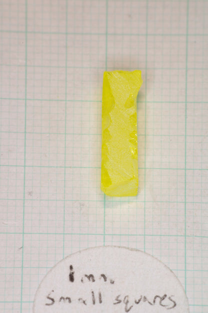 Glow in the Dark GAGG Lumogarnet Facet Rough "Long Glow"!!