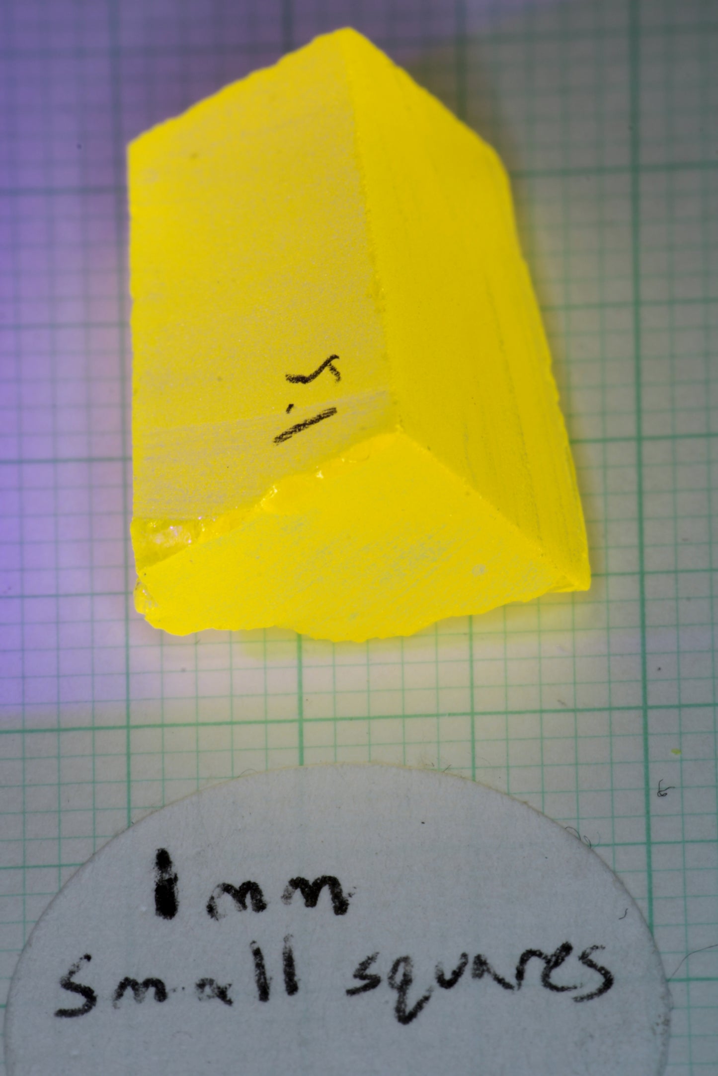 Super Cerium YAG Extra Bright Facet Rough Neon Yellow