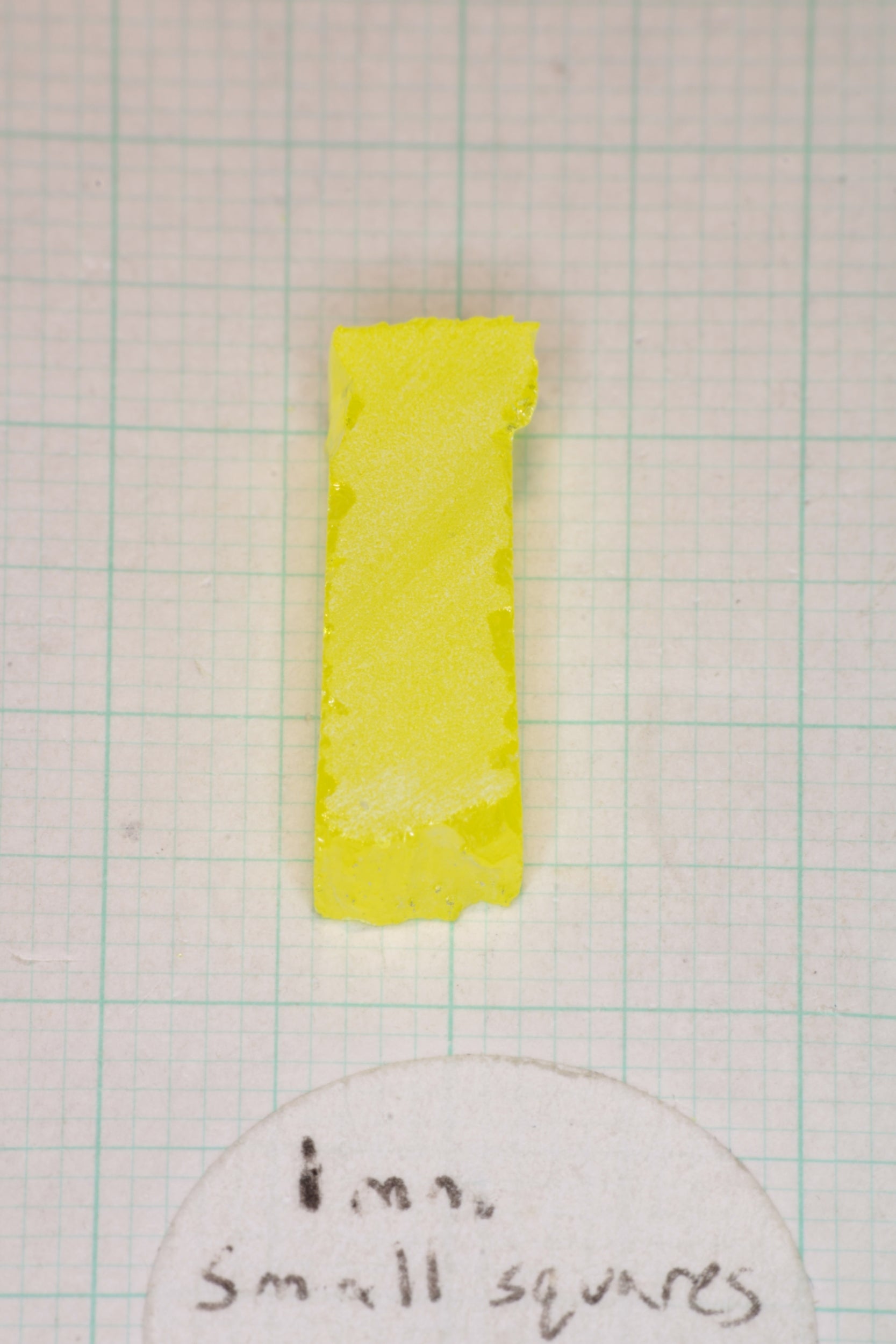 Glow in the Dark GAGG Lumogarnet Facet Rough 