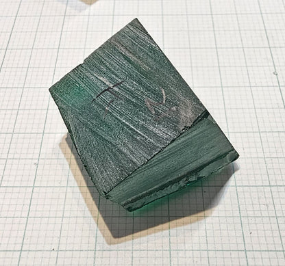 Pure Deep Green Laser Garnet Facet Rough, CTH Laser YAG