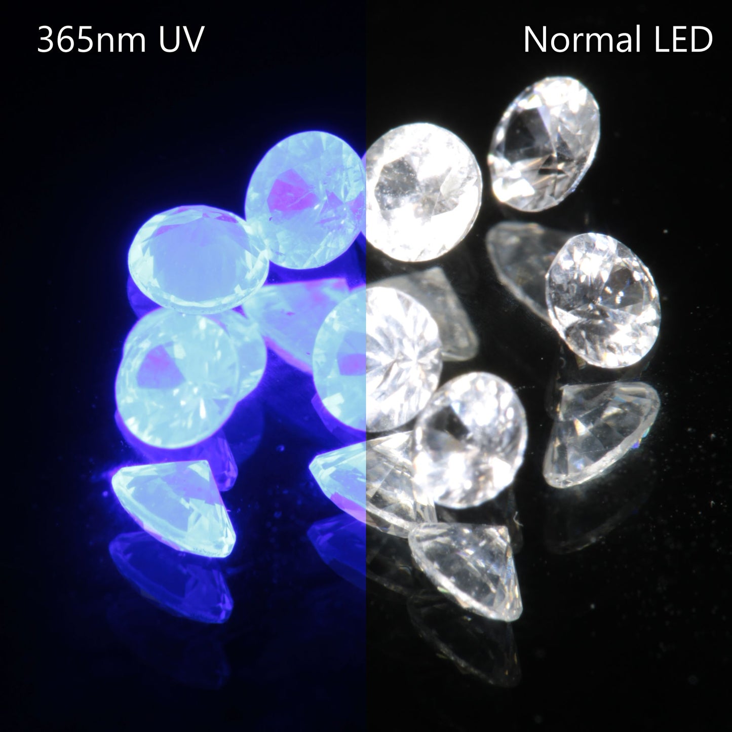 Faceted LYSO Round gemstone