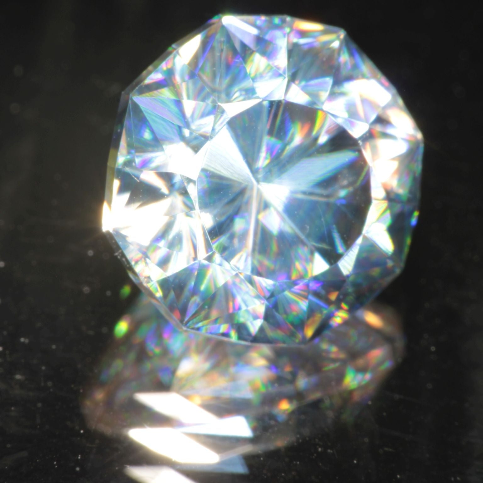 Faceted Wakefieldite Blue Oval cut gem