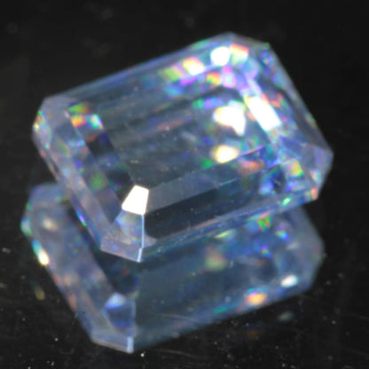 Faceted Wakefieldite Purple Tablet cut gem