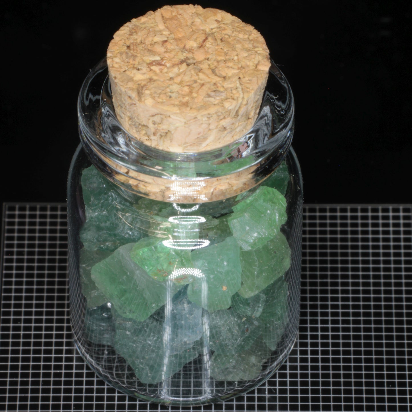 Gem Vials: Natural Kornerupine, Garnet, and Tunduru stones, mixed Popout Stones and Pearls