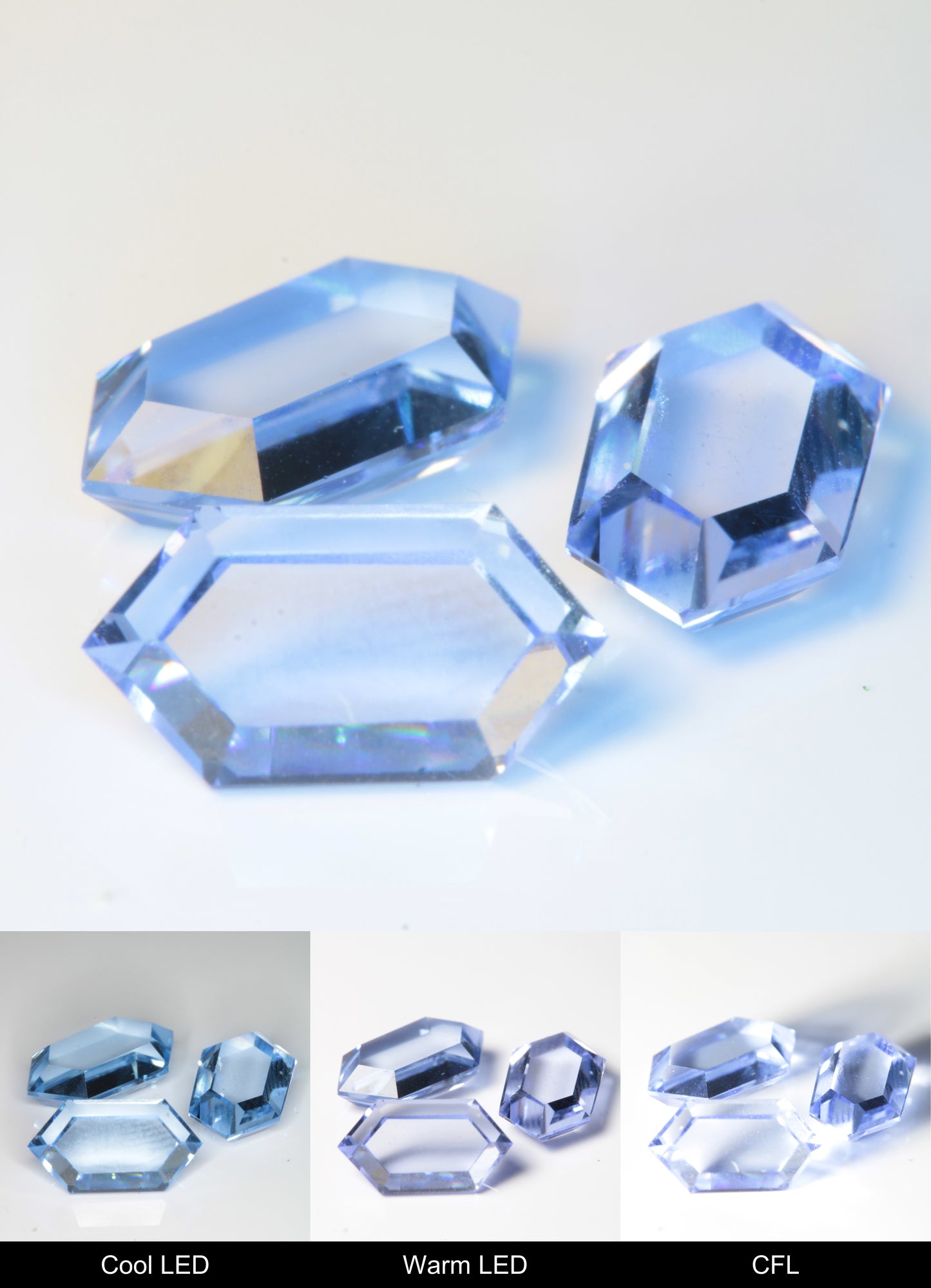 Light Blue Spinel Retrohex Gemstone