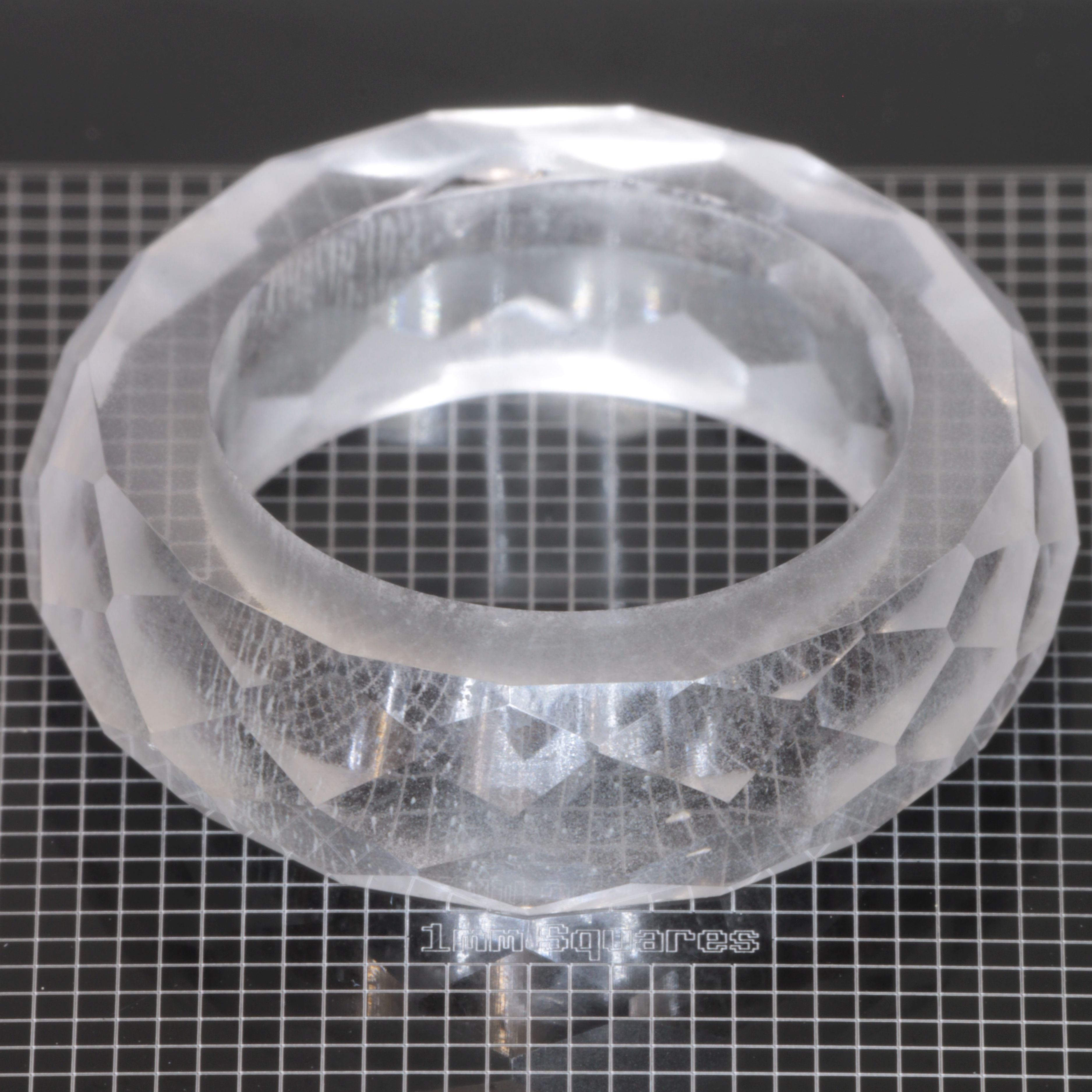 Literal® Gemstone Rings, Rings Carved and Faceted from Solid Lab Crystals