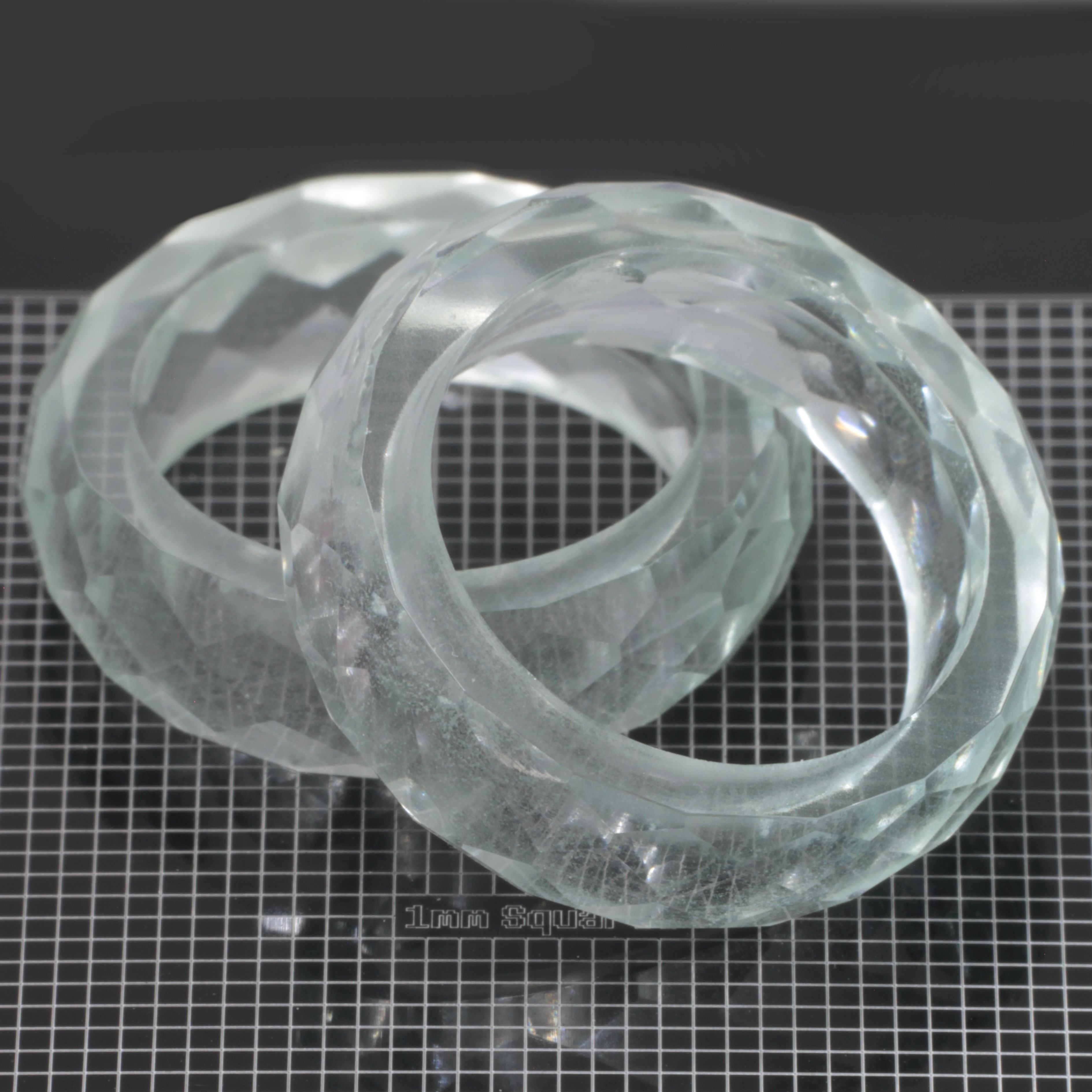 Literal YbYAG Faceted Ring