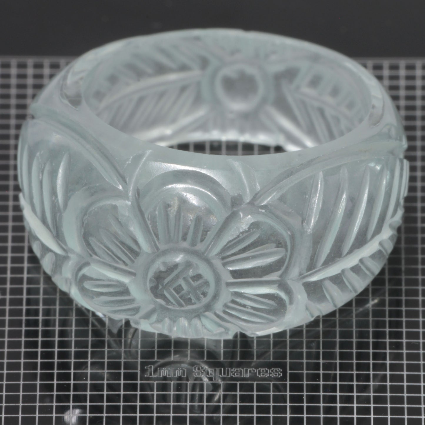 Literal YbYAG Flower Ring