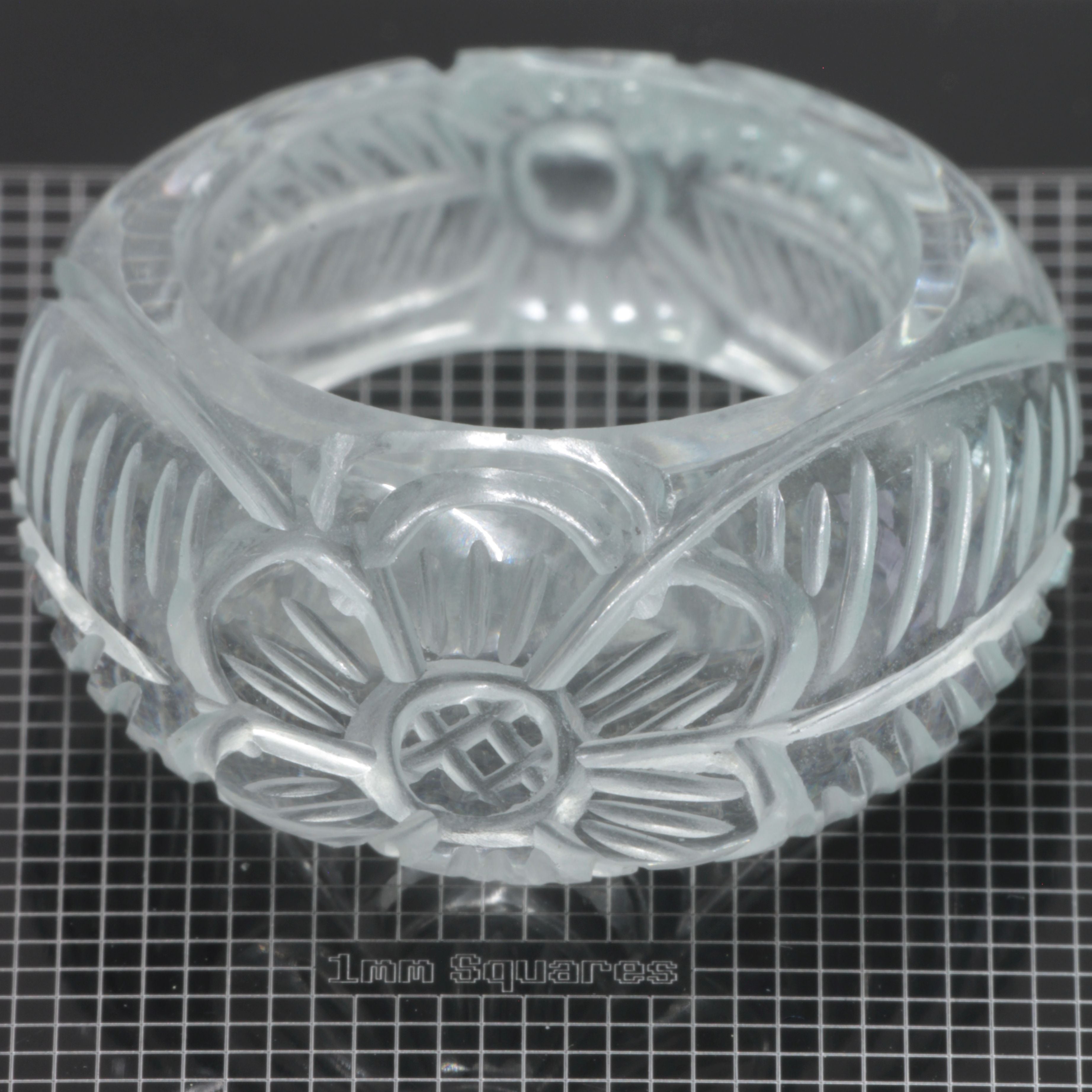 Literal YbYAG Flower Ring