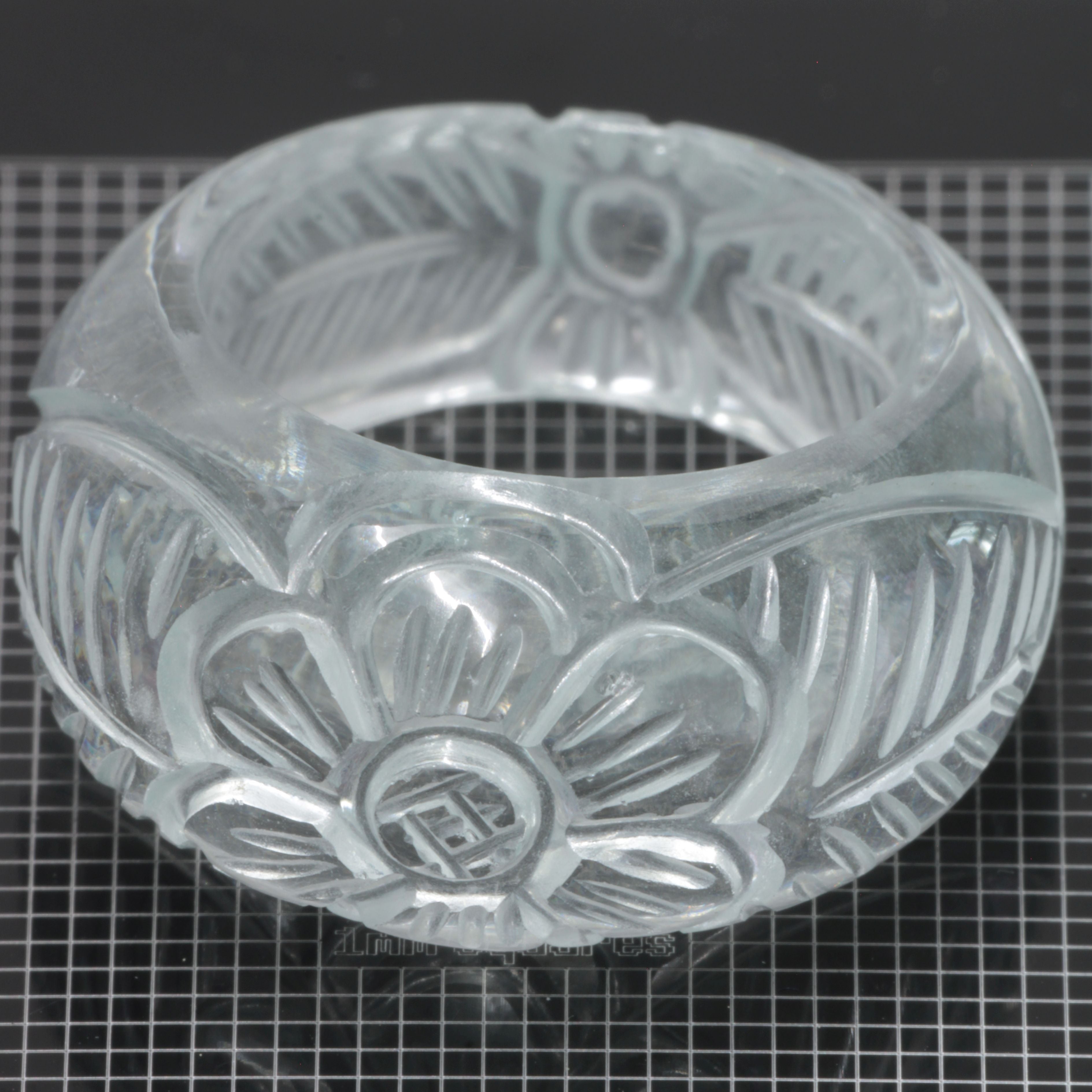 Literal YbYAG Flower Ring