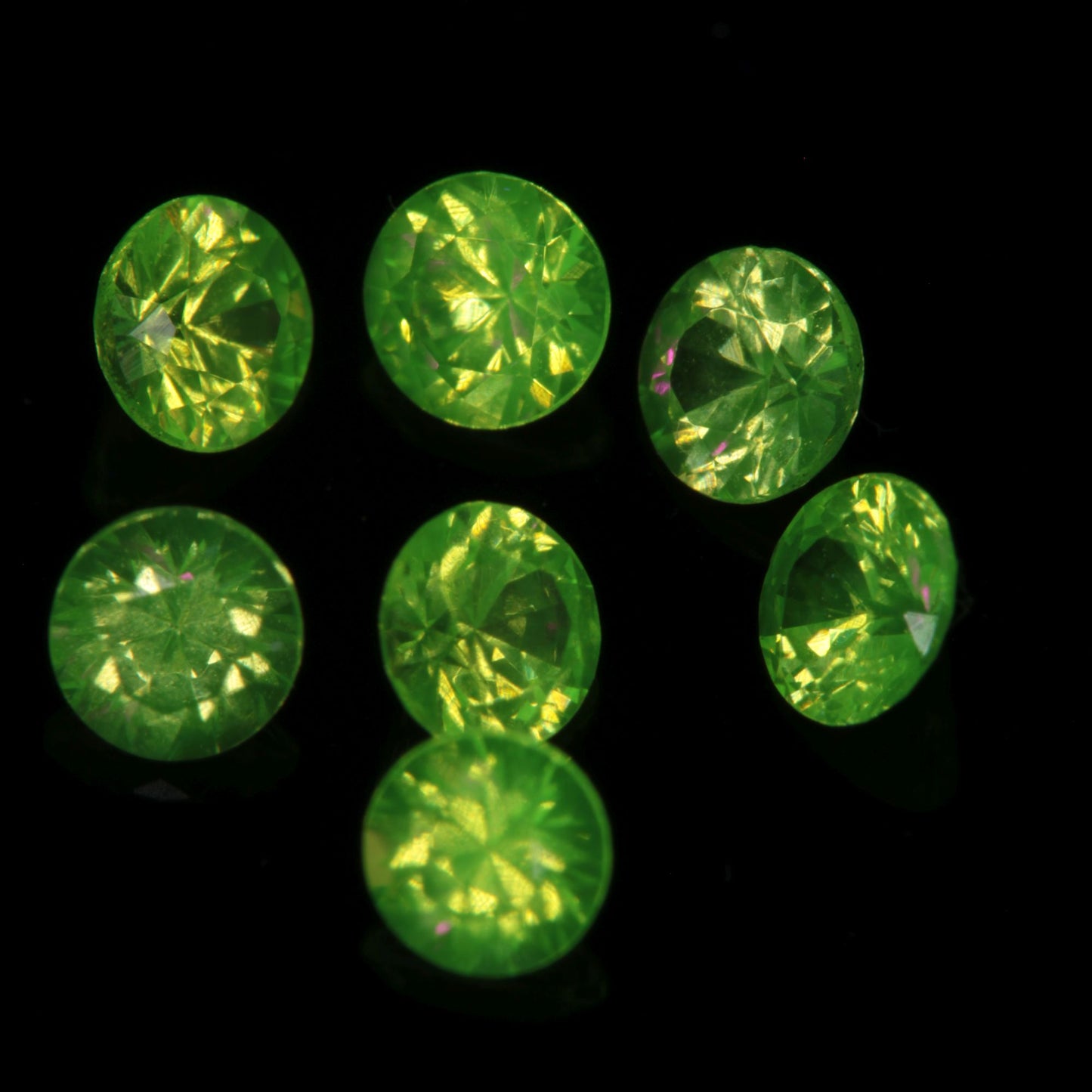 Faceted LuAG 10mm Round gemstone