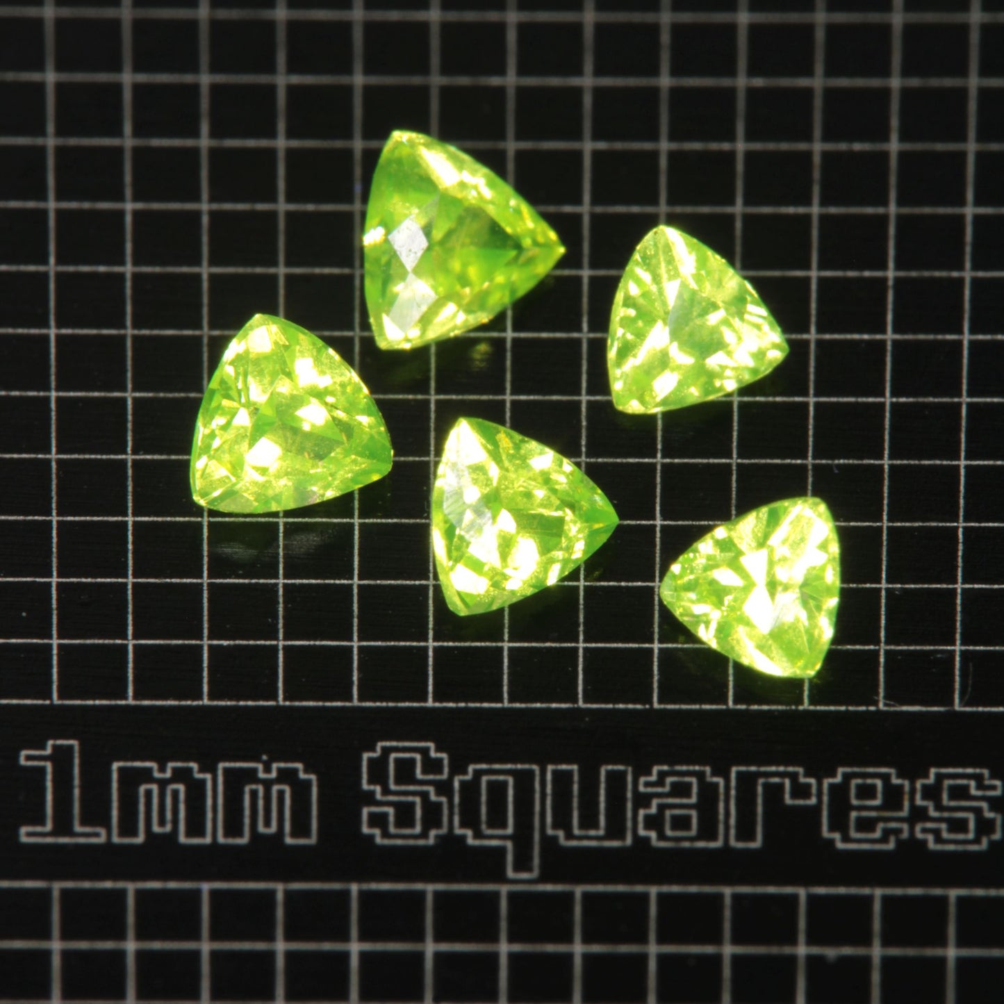 LuAG Lumogarnet Faceted Loose Gems