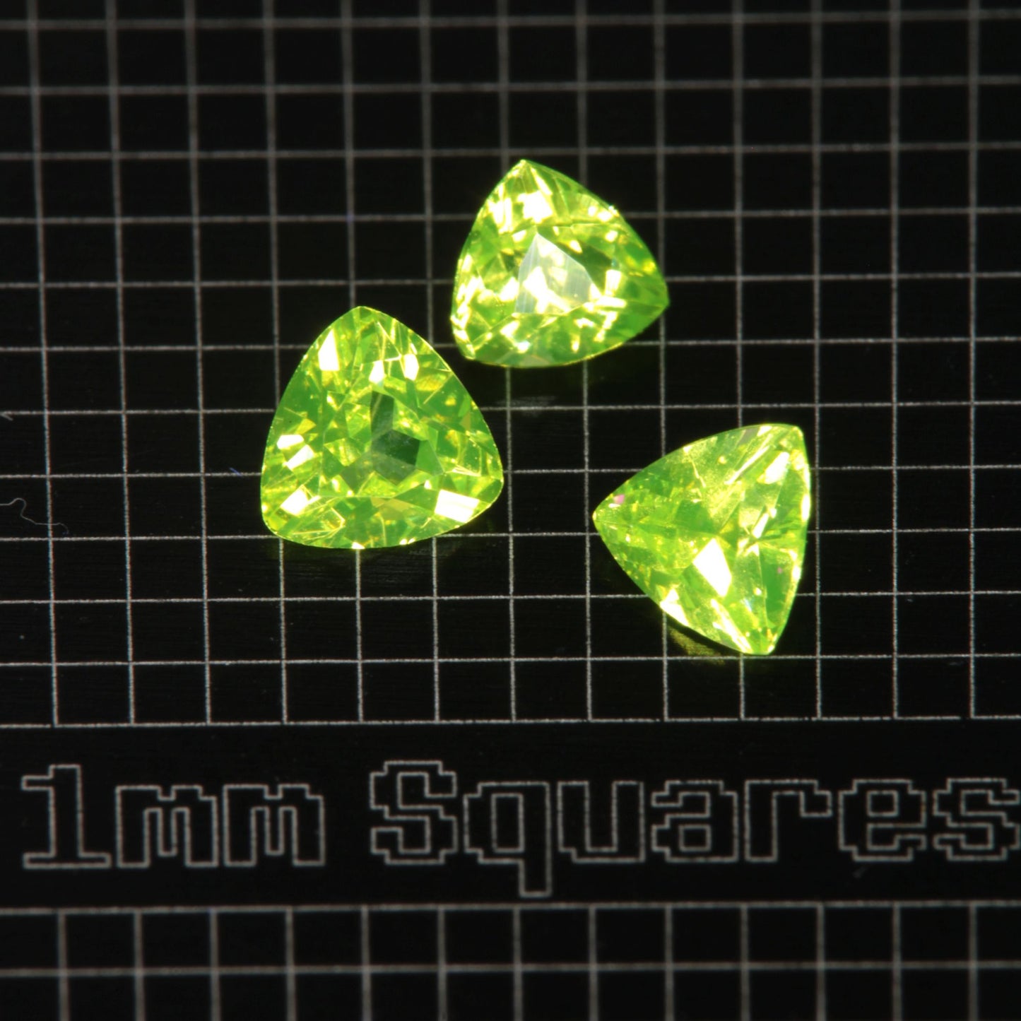 LuAG Lumogarnet Faceted Loose Gems