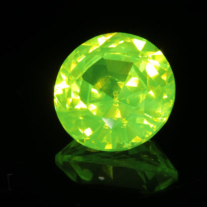 LuAG Lumogarnet Faceted Loose Gems