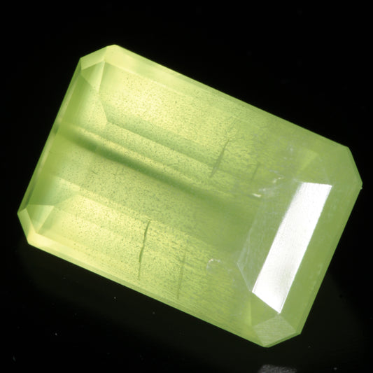 Lumenite® Faceted Stone 11ct, Glow in the Dark Strontium Aluminate Monocrystal