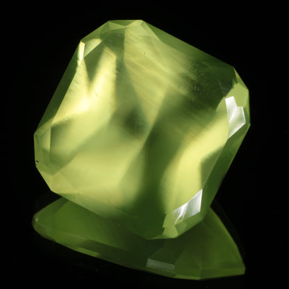 Lumenite® Cushion 17.9ct, Glow in the Dark Strontium Aluminate Monocrystal