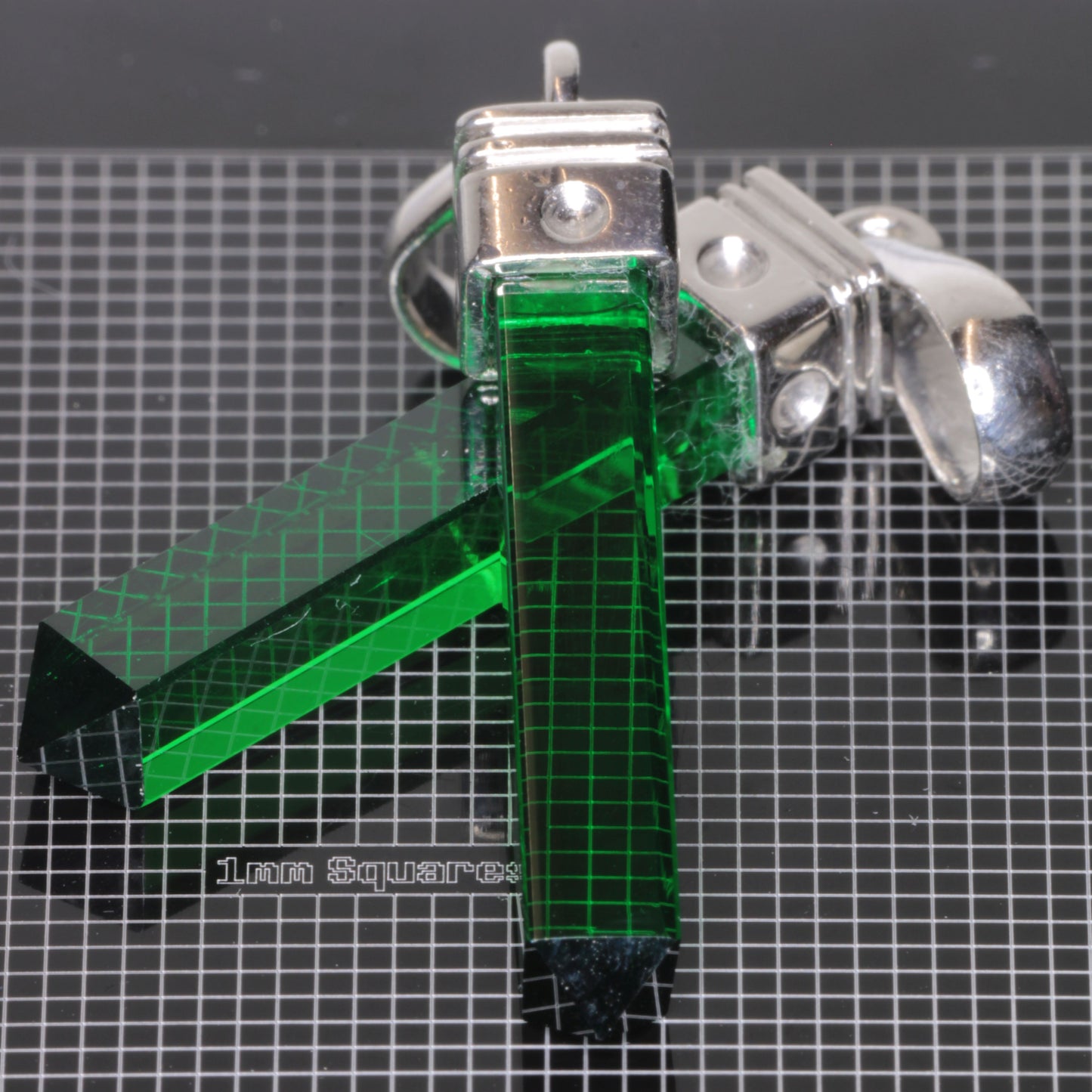 CTH YAG Obelisk Pendant in Sterling Silver