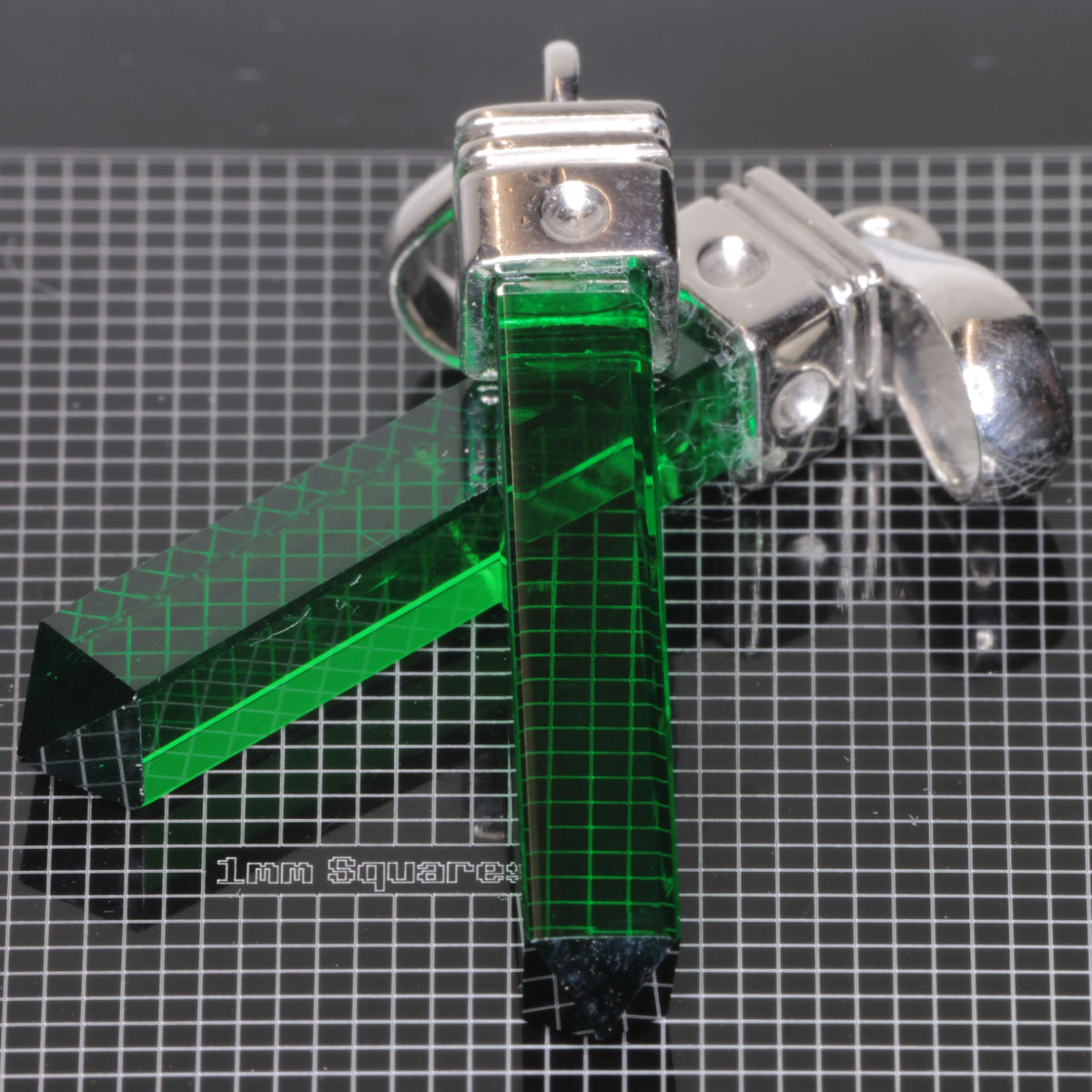 CTH YAG Obelisk Pendant in Sterling Silver