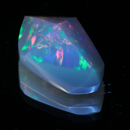 Natural Ethiopian Opal, Freeform Shield Cut