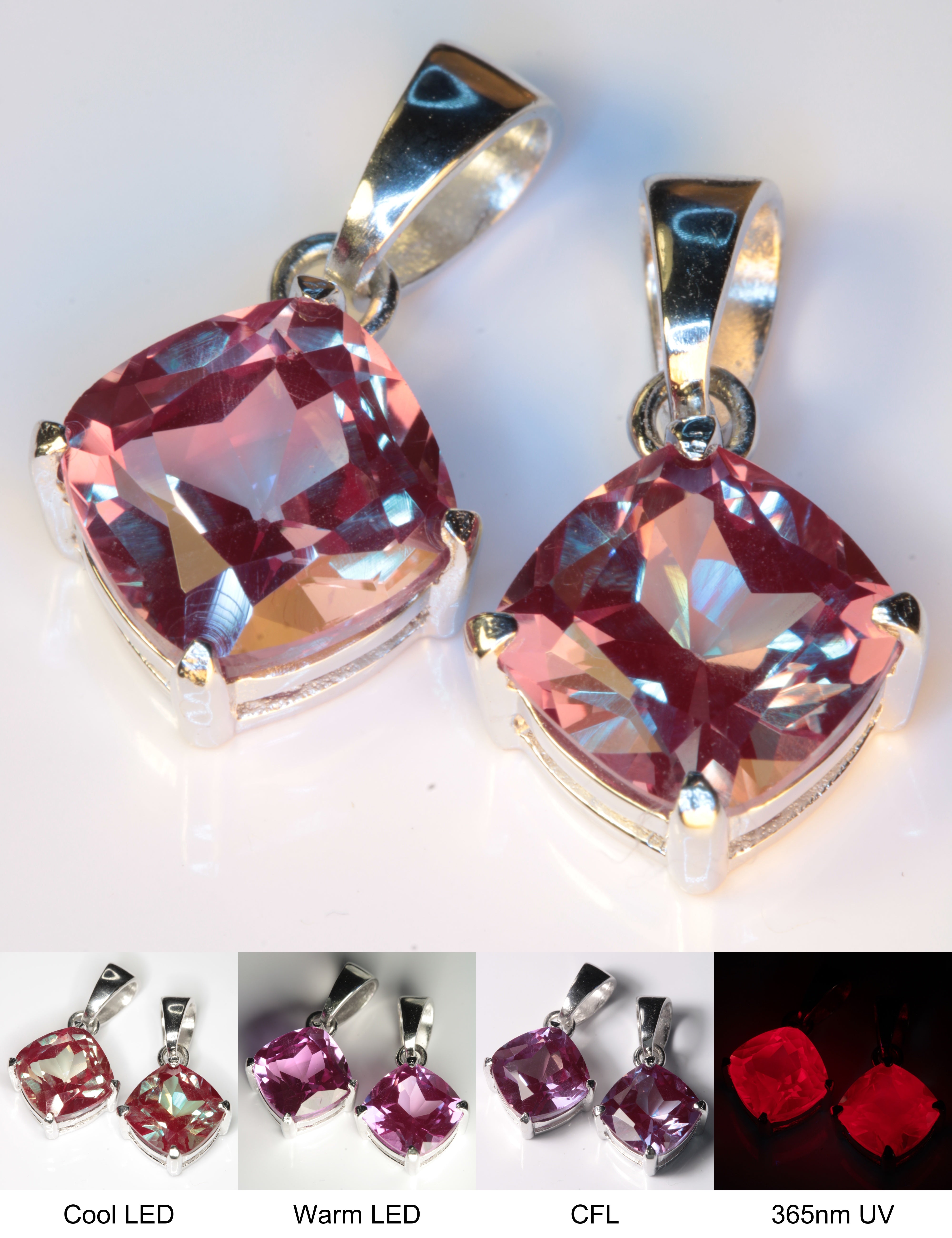 Alexandrite Cushion Pendant