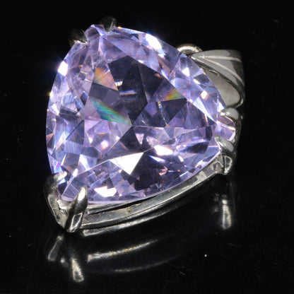 Faceted Nd:YAG Trillion Gem Pendant