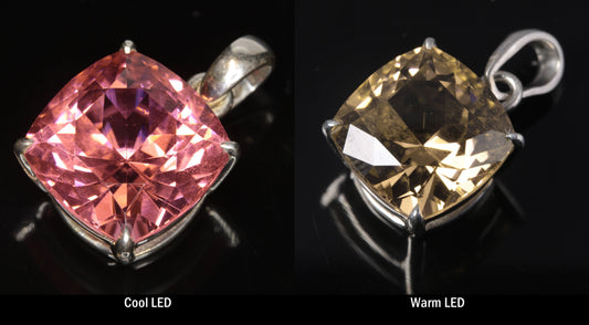 Erbium Laser Garnet Pendants in Sterling Silver (YAG:Er Jewelry)