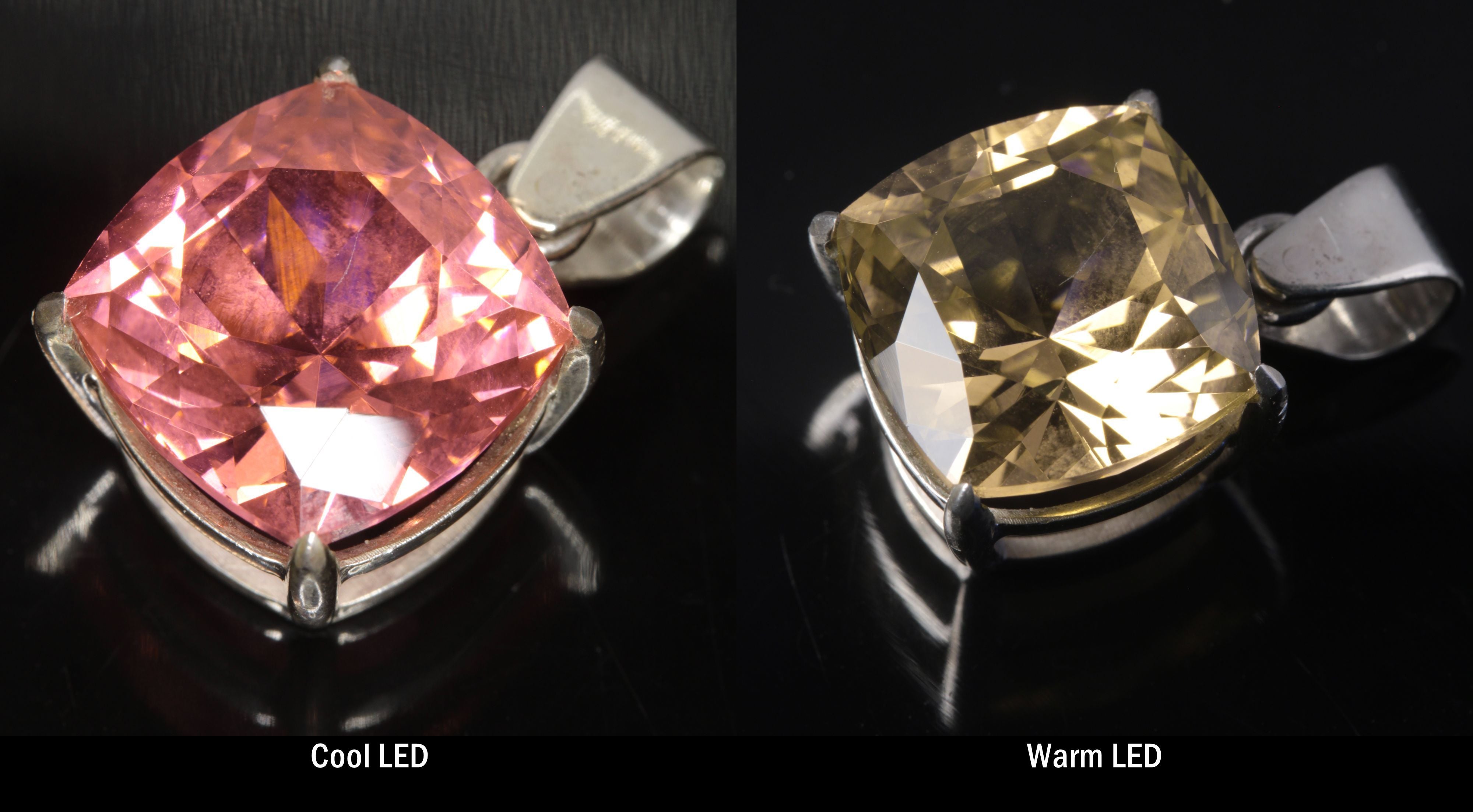 Erbium Laser Garnet Jewelry in Sterling Silver (YAG:Er Pendants and Earrings)