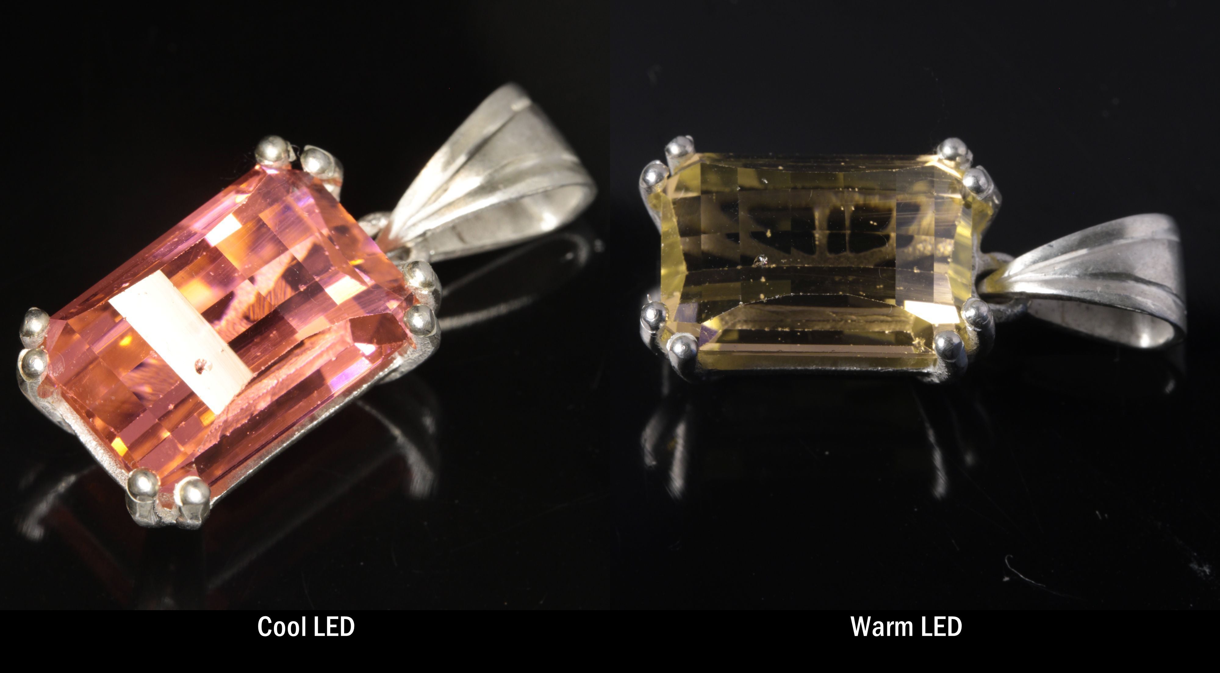Erbium Laser Garnet Jewelry in Sterling Silver (YAG:Er Pendants and Earrings)