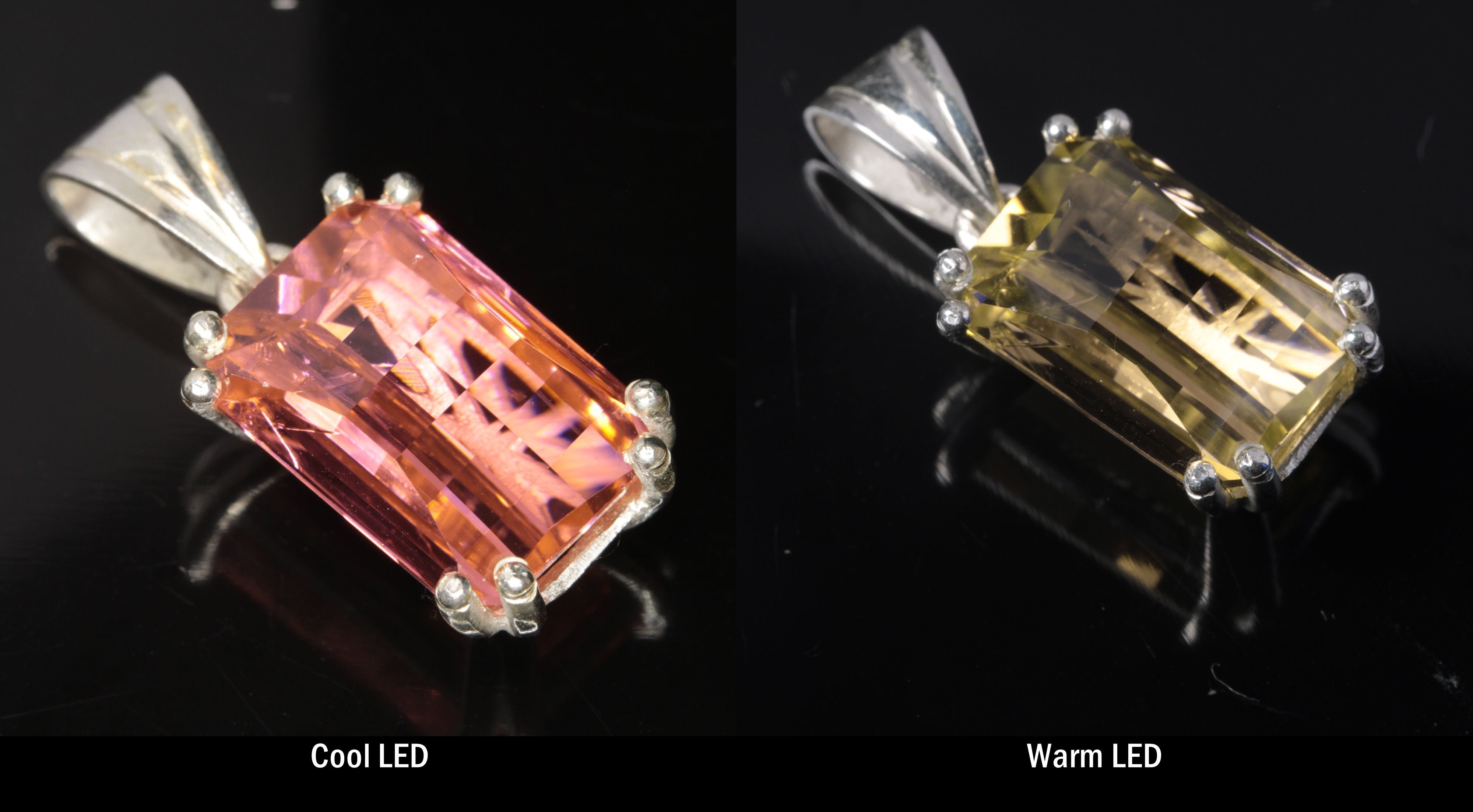 Erbium Laser Garnet Jewelry in Sterling Silver (YAG:Er Pendants and Earrings)