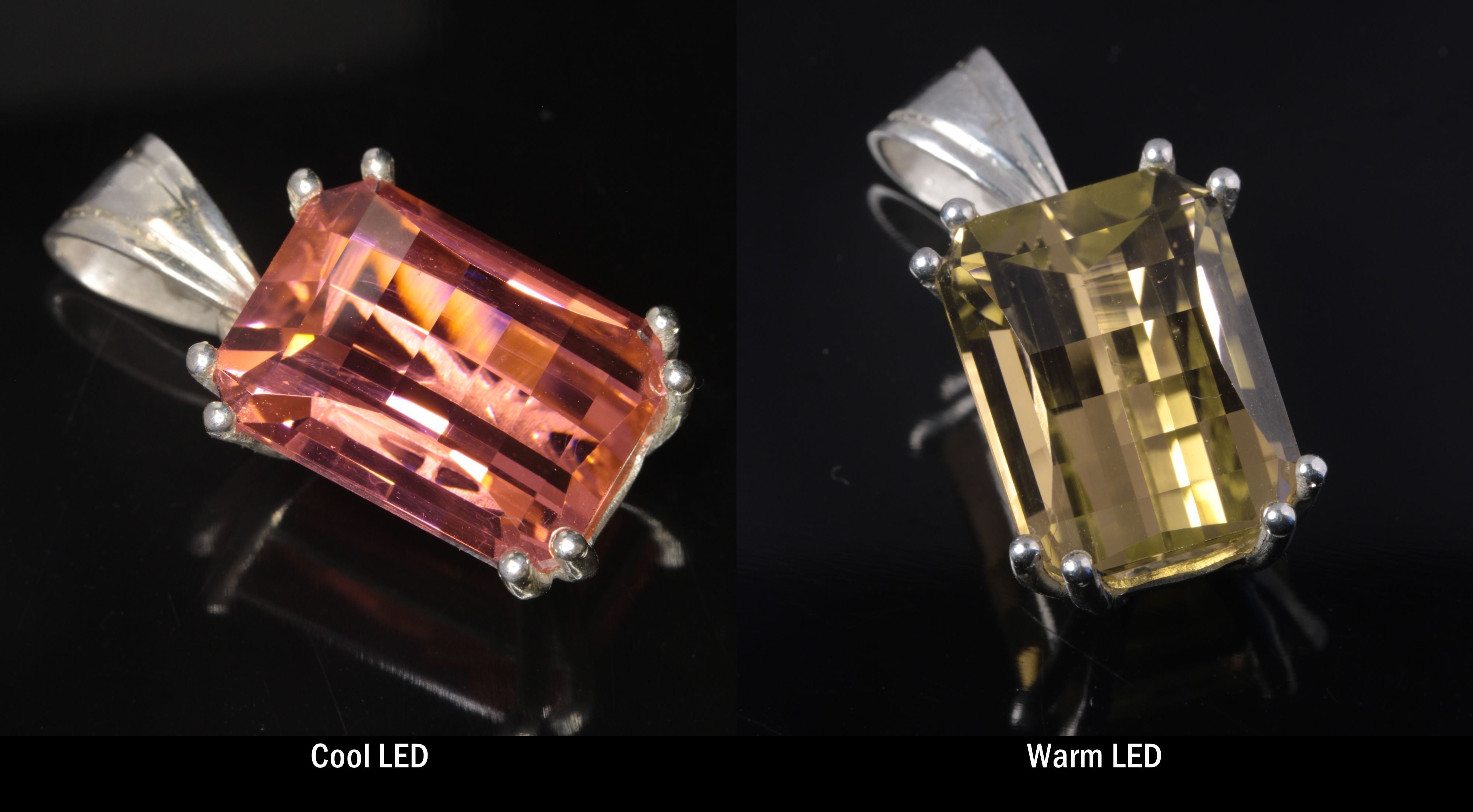 Erbium Laser Garnet Jewelry in Sterling Silver (YAG:Er Pendants and Earrings)
