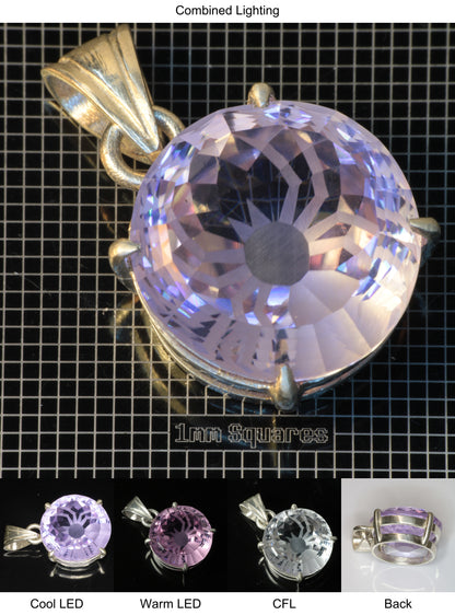 YAP (Yttrium Aluminum Perovskite) Pendant with Spider B Gemstone